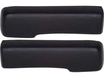 Chevy II Nova Rear Armrest Pads, 4-Door Wagon & Sedan, 1965-1967