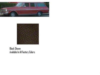 Chevy II - Nova Wagon Seat Covers, Rear, 1962-1964