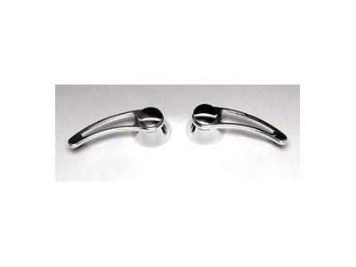 Chevy Inside Door Handles, Billet Aluminum, 1955-1957