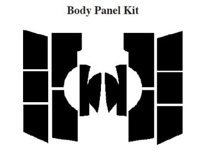 Chevy Insulation, QuietRide, AcoustiShield, Body Panel Kit,Panel Delivery Truck, 1960-1966 (Panel Delivery)