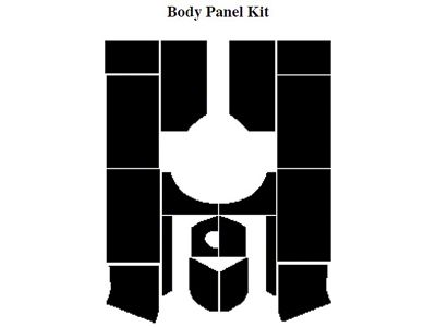 Chevy Insulation, QuietRide, AcoustiShield, Body Panel Kit,Sedan Delivery, 1959-1960