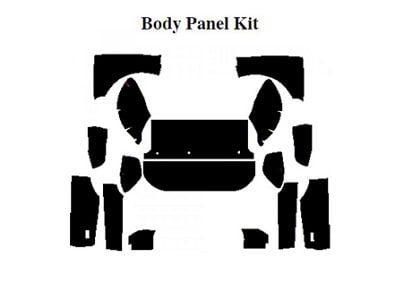 Chevy Insulation, QuietRide, AcoustiShield, Body Panel Kit,Suburban, 1980-1987 (Suburban)