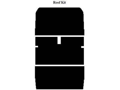 Chevy Insulation, QuietRide, AcoustiShield, Roof Kit, SedanDelivery, 1958