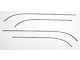 Chevy Interior Door & Side Panel Trim Set, Stainless Steel,2-Door Sedan, Delray, 1957