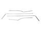 Chevy Interior Door & Side Panel Trim Set, Stainless Steel,210 2-Door Hardtop, 1956 (210 Club & Sports Coupe)