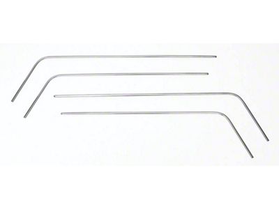 Chevy Interior Door & Side Panel Trim Set, Stainless Steel,210 4-Door Hardtop, 1956