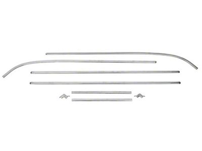 Chevy Interior Door & Side Panel Trim Set, Stainless Steel,210 4-Door Sedan, 1957