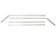 Chevy Interior Door & Side Panel Trim Set, Stainless Steel,Delray 2-Door Sedan, 1956