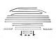 Chevy Interior Door & Side Panel Trim Set, Stainless Steel,Nomad, 1955 (Nomad, All Models)