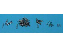 Chevy Interior Garnish Molding Trim Screw Set, 2-Door Hardtop, 1955-1957