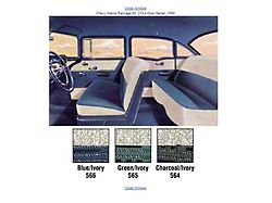 Chevy Interior Package Kit, 4-Door Sedan, Bel Air, 1955 (Bel Air, 4-Door Sedan)