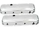 Low Profile Valve Covers with 454 Logo; Chrome (70-72 Biscayne, Brookwood, Caprice; 1971 Townsman)