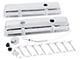 Low Profile Valve Covers, Oil Cap, and Dip Stick; Chrome (58-72 Biscayne, Brookwood, Del Ray, Kingswood, Parkwood, Townsman, Yeoman Small Block V8; 66-86 Caprice Small Block V8; 58-85 Impala Small Block V8)