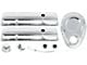 Low Profile Valve Covers and Timing Chain Cover; Chrome (58-72 Biscayne, Brookwood, Del Ray, Kingswood, Parkwood, Townsman, Yeoman Small Block V8; 66-86 Caprice Small Block V8; 58-85 Impala Small Block V8)