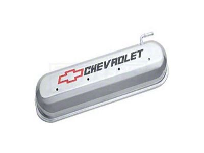 Chevy LS V8, Valve Cover, Polished With Recessed Emblem