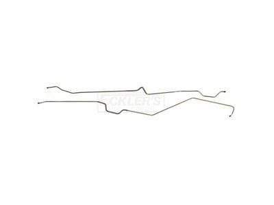 Chevy Main Fuel Line, 3/8 Inch, Hardtop, Steel 1967-1968