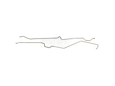 Chevy Main Fuel Line, 5/16 Inch, Hardtop, Steel 1965-1966