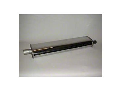 Chevy Muffler, Stainless Steel, Long, 29, 1955-1957