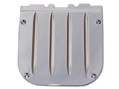 Chevy Nomad Or Wagon Tailgate Access Cover, Chrome, 1955-1957