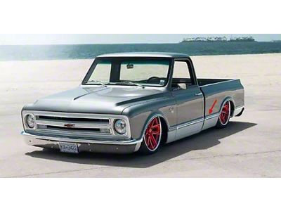 Chevy Or GMC Truck, Bedside Front Molding, Fleetside, Longbed, Left, 1967-1968