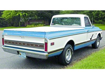 Chevy Or GMC Truck, Cab Molding, Fleetside, Right, 1967-1968