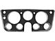 Chevy Or GMC Truck Dash Bezel, Black, Chrome Edges 1967-1968