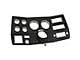 Chevy Or GMC Truck Dash Bezel, Black With Chrome Details, Without AC, 1975-1977