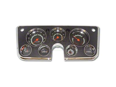 Chevy Or GMC Truck Dash Cluster Assembly, With 5000 RPM Tach And Clock Conversion, 1967-1968