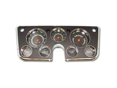 Chevy Or GMC Truck Dash Cluster Assembly, With 8000 RPM Tach And Vacuum Gauge, 1967-1968