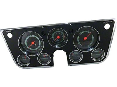 Chevy Or GMC Truck Dash Cluster Assembly, With 8000 RPM Tach And Vacuum Gauge, 1969-1972