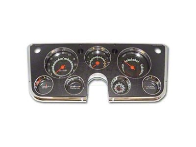 Chevy Or GMC Truck Dash Cluster Assembly, With 8000 RPM Tach And Clock Conversion, 1969-1972