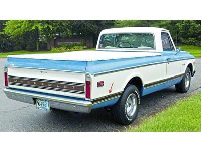 Chevy Or GMC Truck, Door Molding, Fleetside, Right, 1967-1968