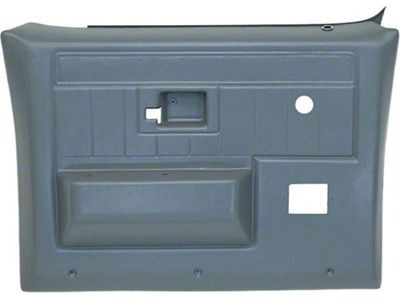 Chevy Or GMC Truck Door Panels, Rear, Sierra Type, With Power Windows And Locks, 1981-1991 (Crewcab & Suburban)