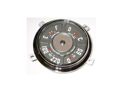 Chevy Or GMC Truck Gauge Cluster Assembly 12 Volt V6 1954-1955