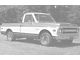 Chevy Or GMC Truck Upper Cab Molding RH 1969-1972