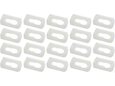 Chevy Or GMC Truck Upper Door Molding, Adhesive Clips 1969-1972