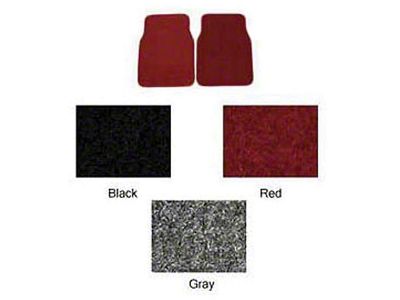 Chevy Outkast Classic Carpeted Floor Mats, Front & Rear, 1955-1957