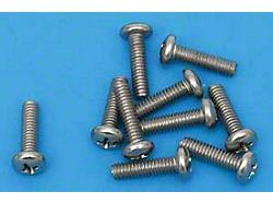 Chevy Parking Light & Taillight Lens Screw Set, Stainless Steel, 1957