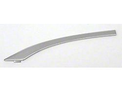 Chevy Quarter Panel Molding, Stainless Steel, Left, Short, Curved, Bel Air & 210 2-Door, 1957