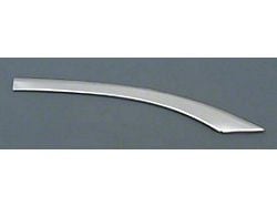 Chevy Quarter Panel Molding, Stainless Steel, Right, Short,Curved, Bel Air & 210 2-Door, 1957