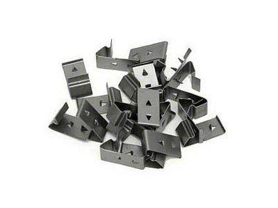 Chevy Quarter Window Felt Channel Retaining Clips, 2-Door Sedan, 1955-1957