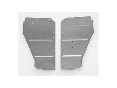 Chevy Radiator Core Support Filler Panels, 1955