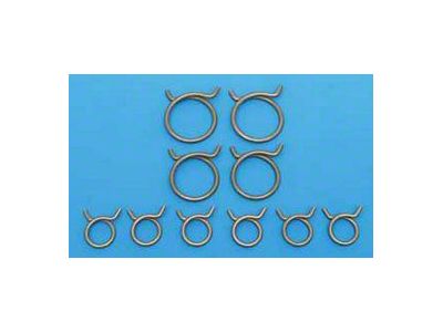 Chevy Radiator & Heater Hose Clamp Set, 1957