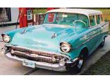 Chevy Rear Curved Quarter Glass, Tinted, No Date Code, Right, 4-Door Wagon, 1955-1957