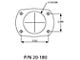 Chevy Rear Disc Brake Bracket Kit, For 9 Ford, With 3/8 T-Bolts, 1955-1957