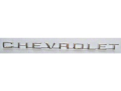 Chevy Rear Door/Life Gate, Chevrolet Script, Emblem 1967-1972