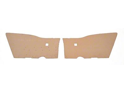 Chevy Rear Quarter Panel Boards, 2-Door Hardtop, Impala, 1958