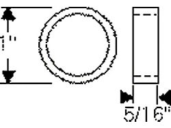 Chevy Seal, Control Arm Shaft, Upper And Lower, 1949-1954