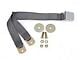 Chevy Seat Belt, Rear, Charcoal, 1955-1957