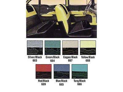 Chevy Seat Cover Set, 4-Door Sedan, Bel Air, 1957 (Bel Air Sedan, Four-Door)